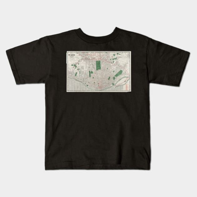 Vintage Map of St. Louis Missouri (1921) Kids T-Shirt by Bravuramedia